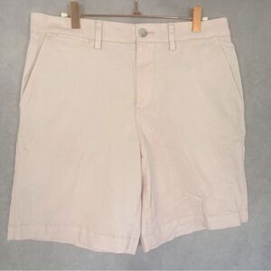 Lacoste Shorts Chinos Shorts Mens 32 Light Pink Bermuda Flat Front Golf Stretch